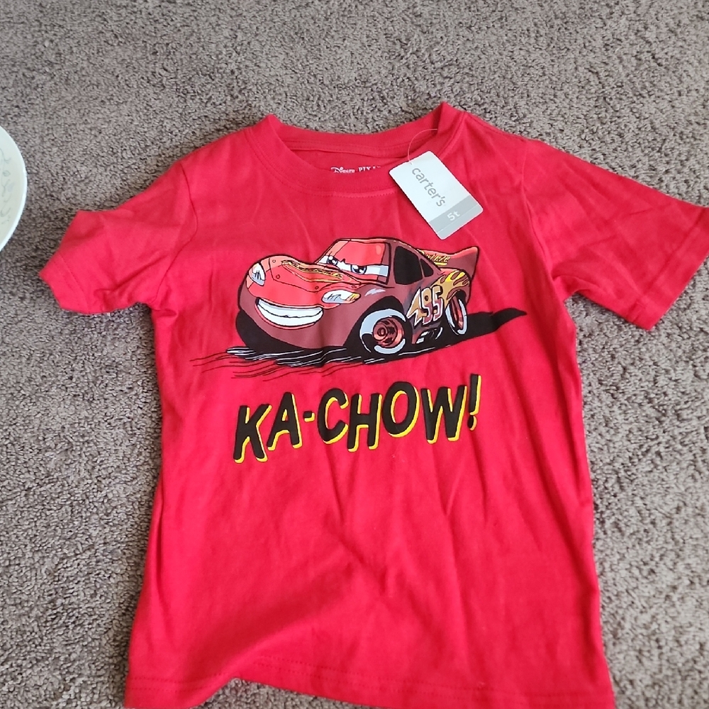 Carter's Red Ka-Chow Cars T-Shirt
